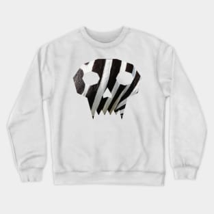 zebra in the skull Crewneck Sweatshirt